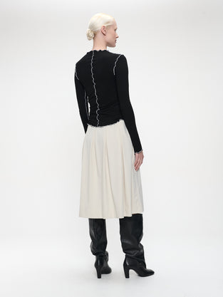 Janette top | Black White