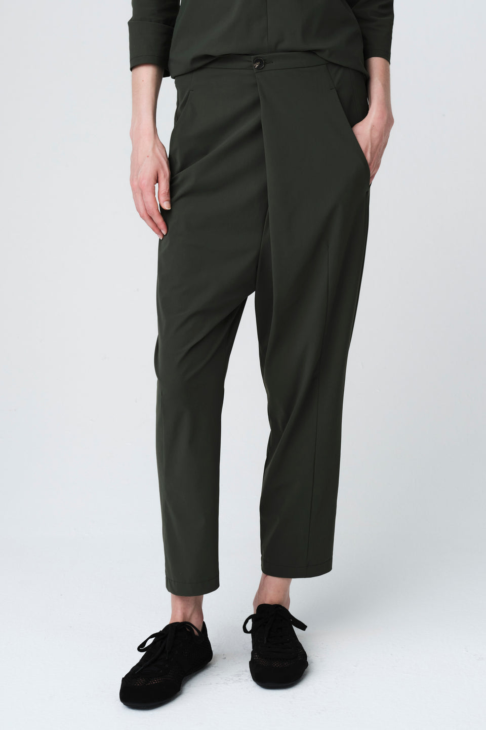 Klaus pants technical jersey | Army