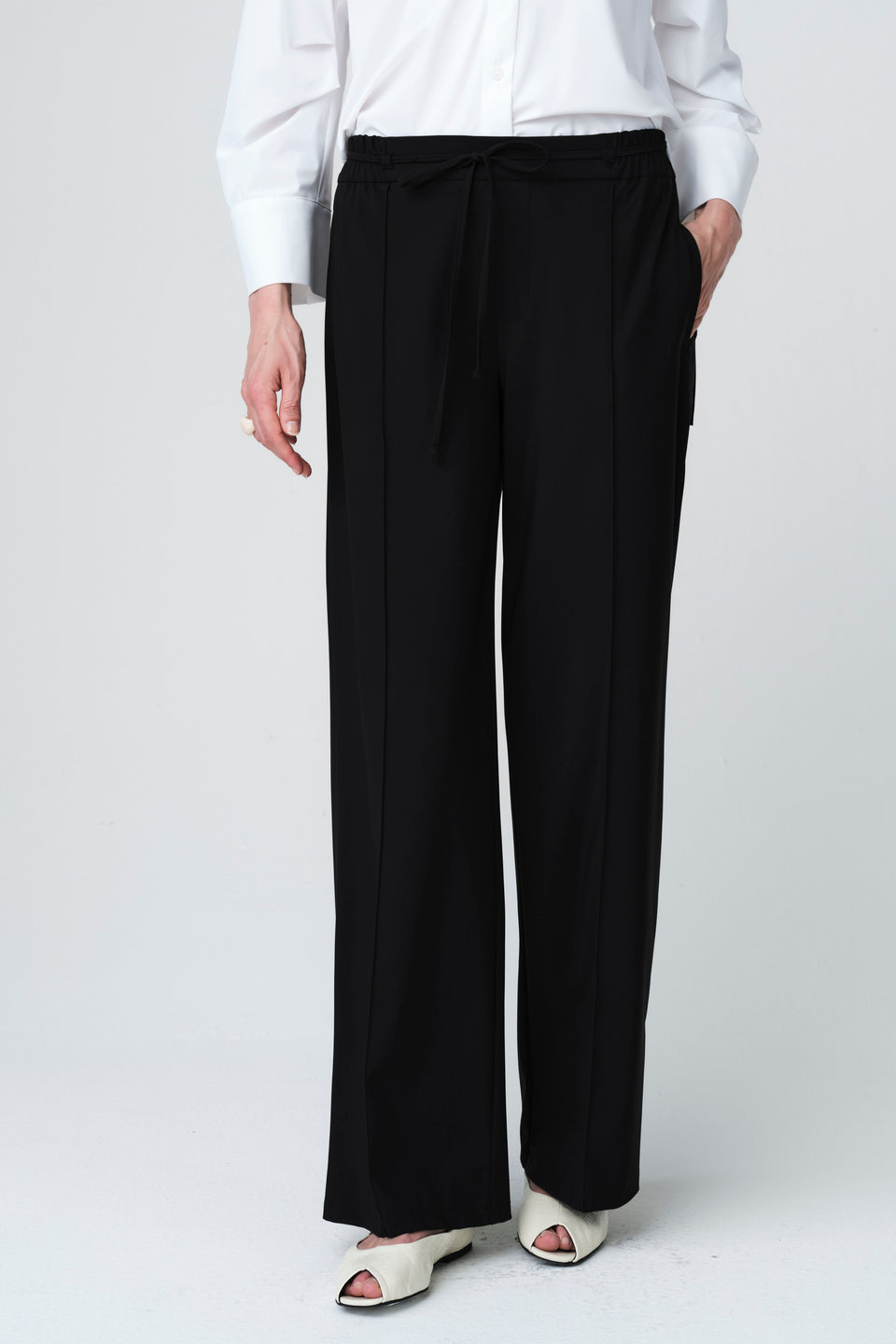 Jolien pants technical jersey | Black