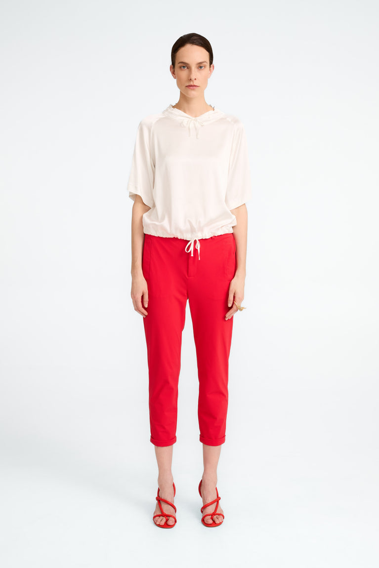 Lena Pants Technical Jersey | Red