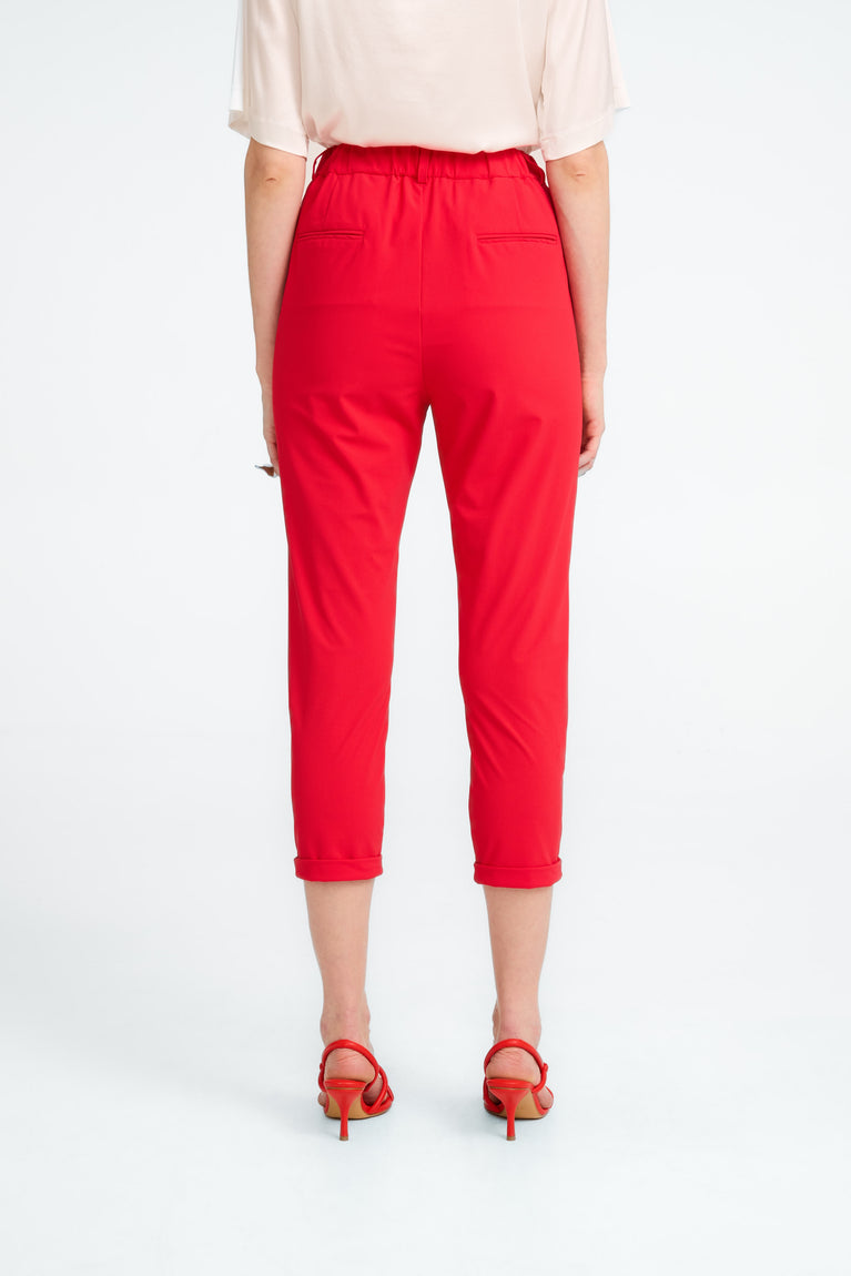 Lena Pants Technical Jersey | Red