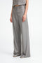 Yvette shiny line viscose pants | Grey