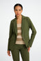 Amsterdam structure tech jersey blazer | Oliva green