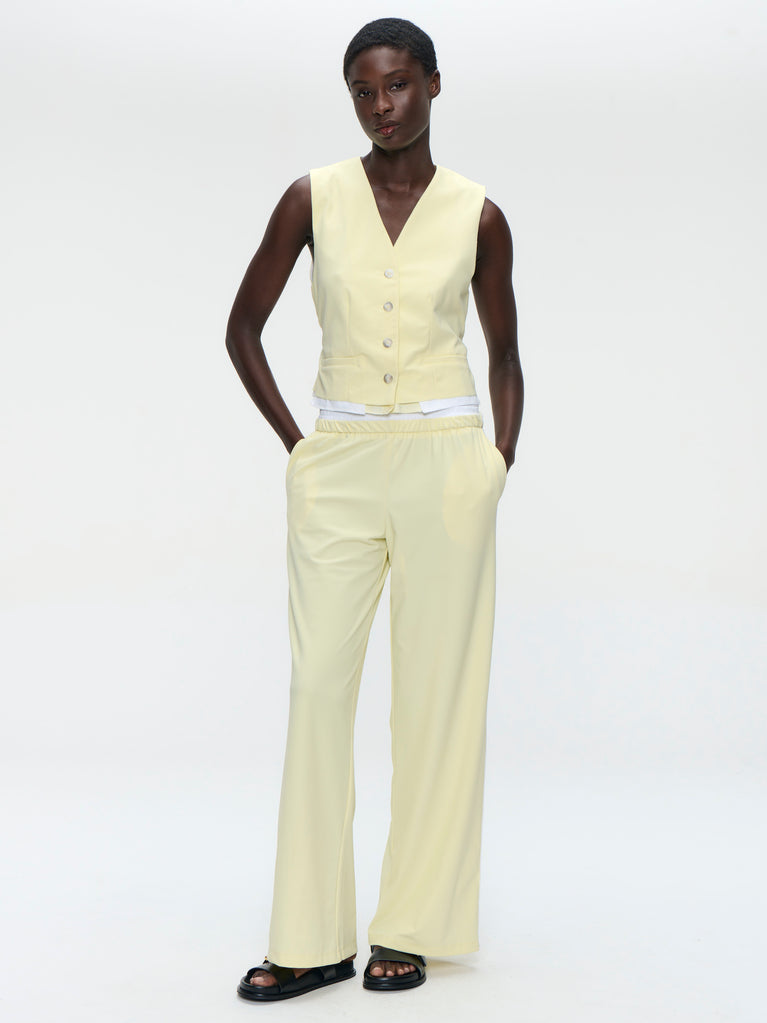 Kay structure tech jersay vest | Yellow