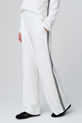 Lucifero pants soft Punto Milano jersey | Panna