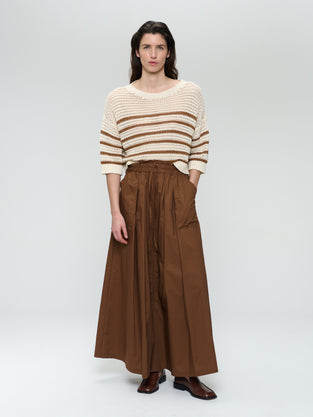 Rapa cotton pants | Brown