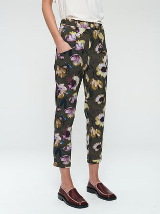 Zella pants print technical jersey | Multi Green