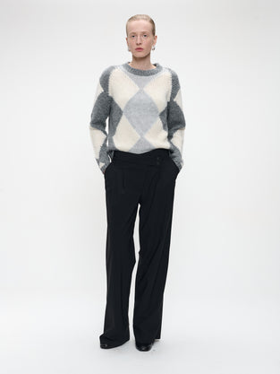 Pullover rhomboids 1082 | Grey