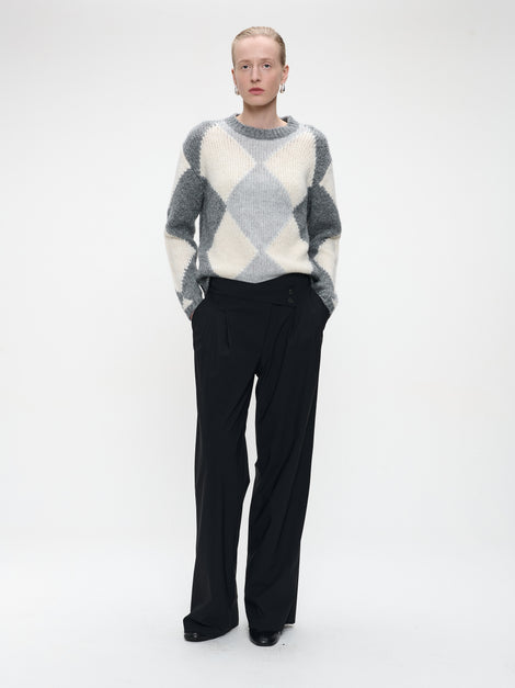 Pullover rhomboids 1082 | Grey