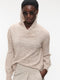 Hoodie pullover H22167 | Beige