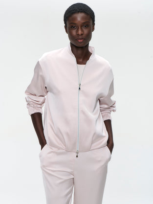 Ripasso saten bomber jacket | Quarzo