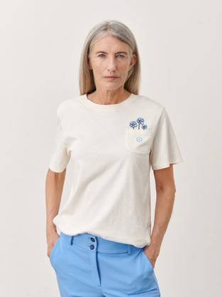 T-Shirt Turiya Organic Cotton | Gardenia