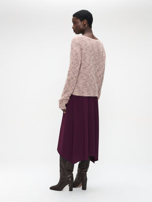 Pullover melange H23376 | Pink
