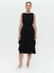 Cotton dress T549 | Black