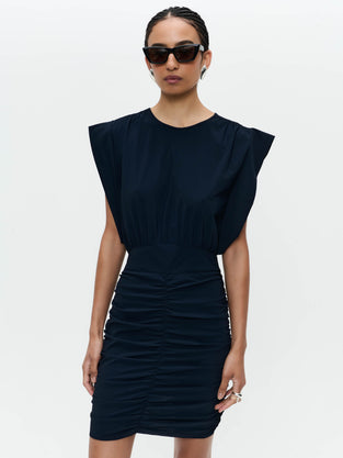 Esther dress technical jersey | Blue