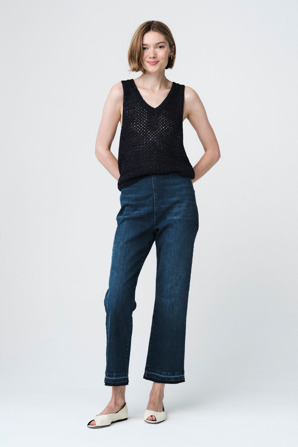 Fly jogger jeans | Dark Blue