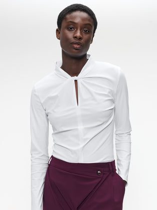 Ken top technical jersey | White