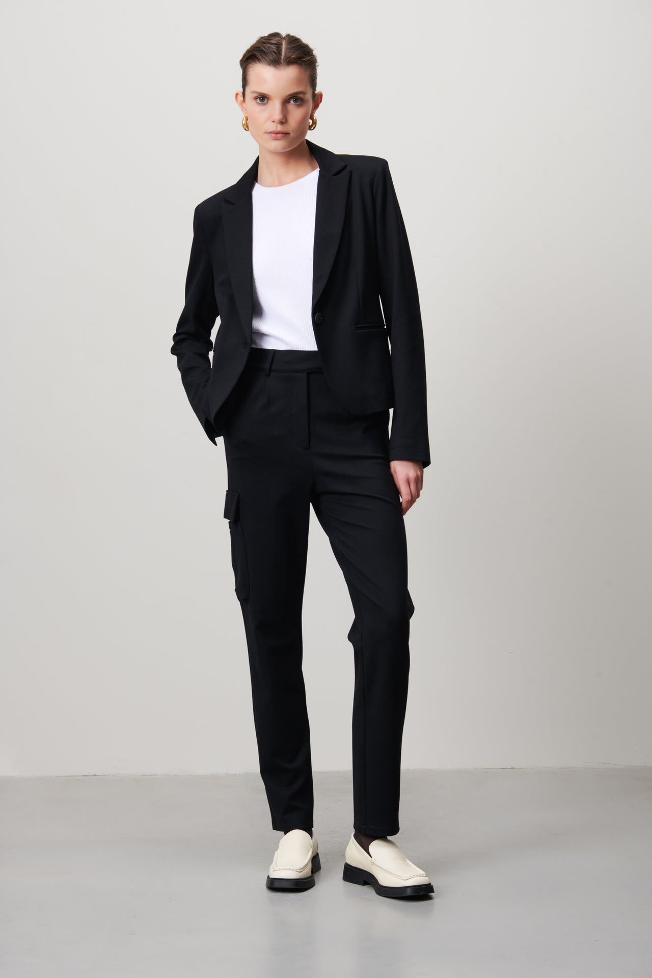 Elvira Blazer Eco Viscose | Black