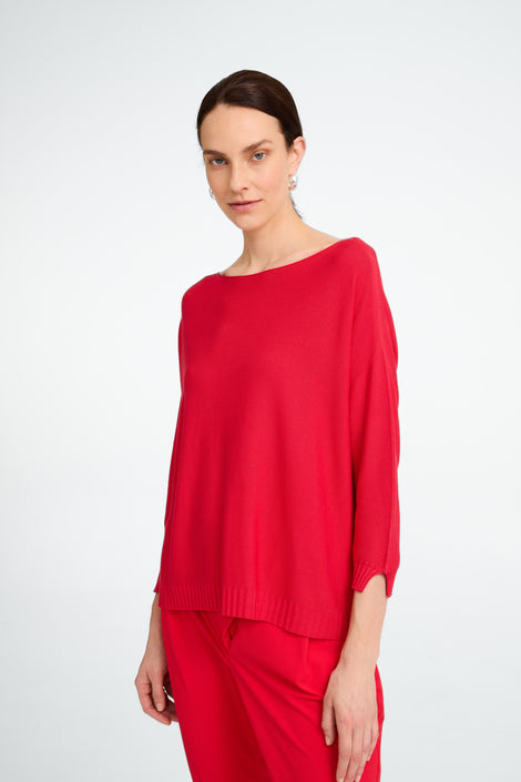 M205 seamless cotton pullover | Corallo