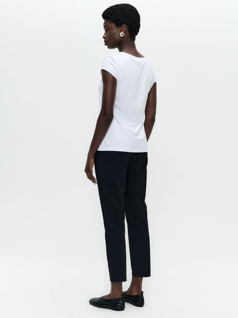 Cotton print t-shirt | White