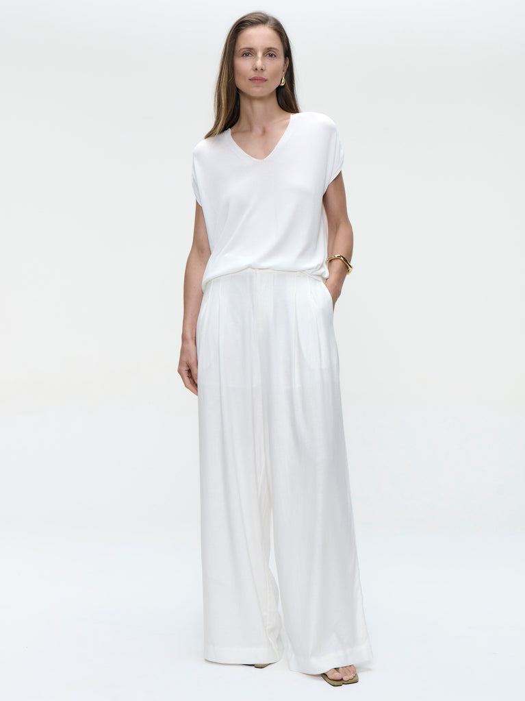 Viscose seamless Top 3023 | Bianco