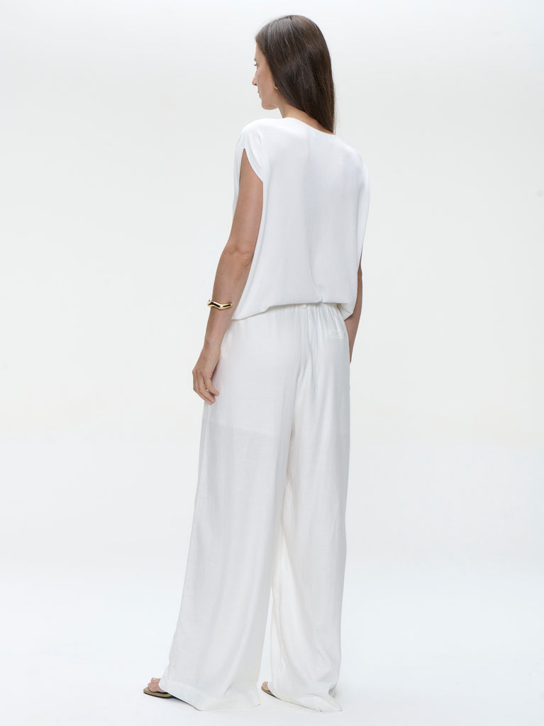 Viscose seamless Top 3023 | Bianco