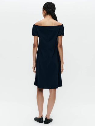 Goldie dress technical jersey | Blue