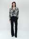 Carola structure technical jersey pants | Black