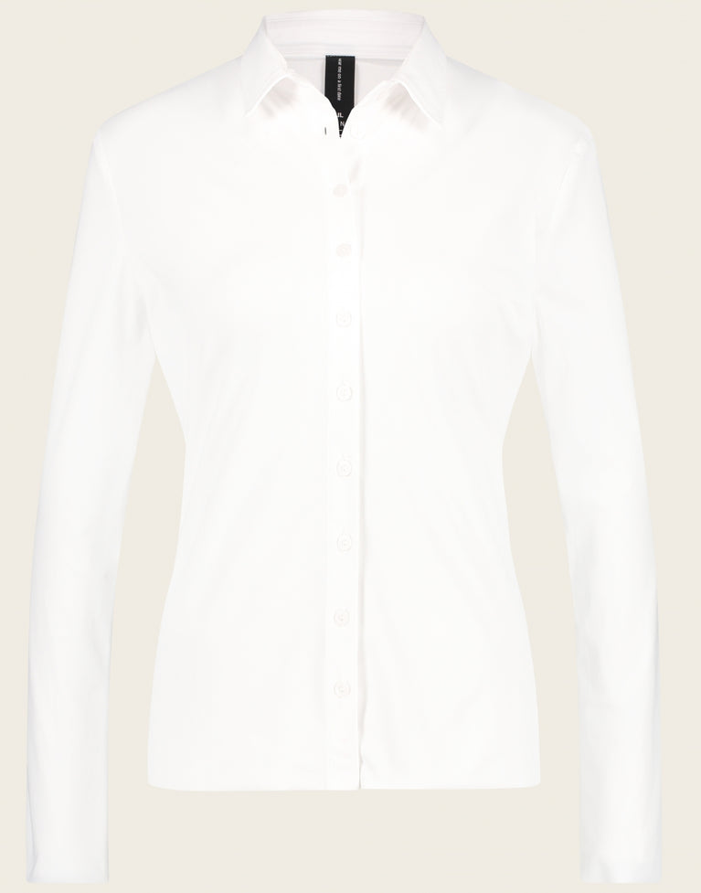 Blouse Betty easy wear Technical Jersey | White