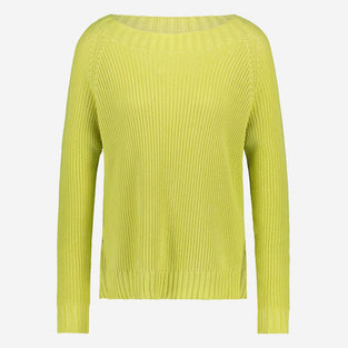 Cotton dayed pullover EU 369 | Lime