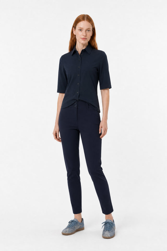 Blouse Betty Easy Wear Technical Jersey | Blue