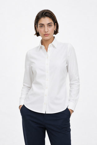 Blouse Betty Easy Wear Technical Jersey | White