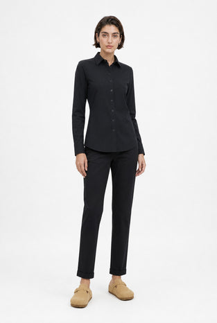 Blouse Betty Easy Wear Technical Jersey | Black