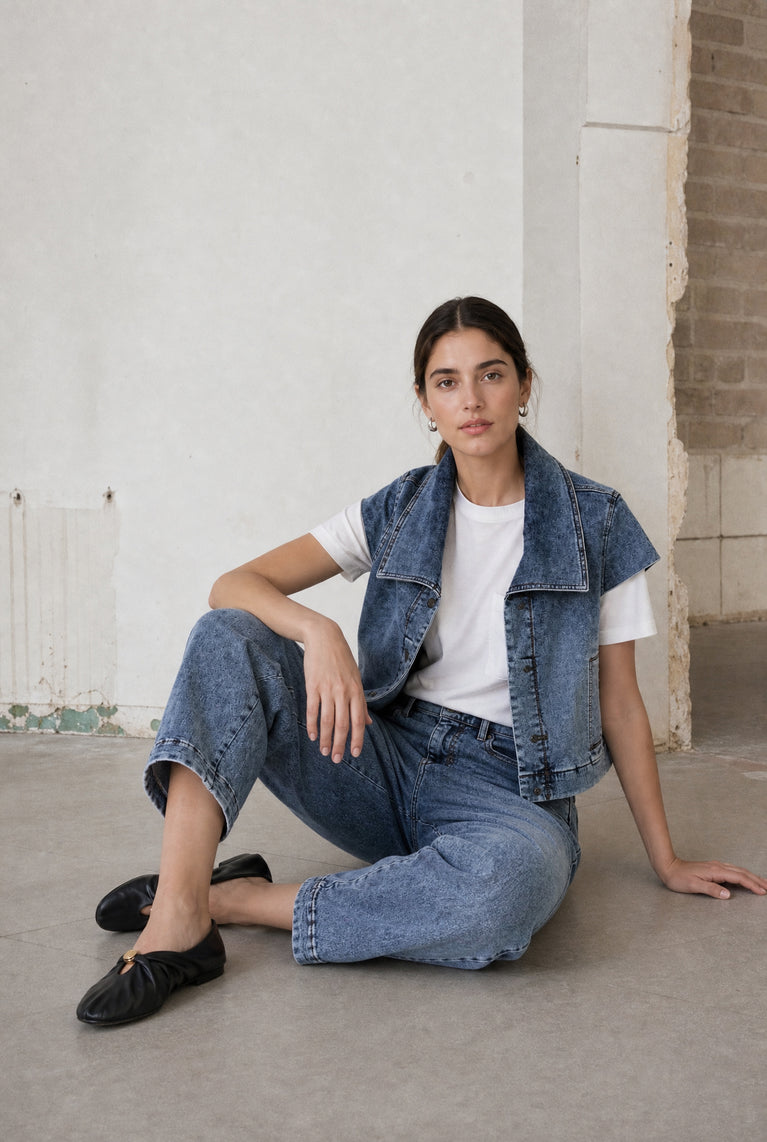 Boom denim vintage vest | Vintage Medium