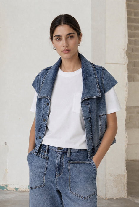 Boom denim vintage vest | Vintage Medium