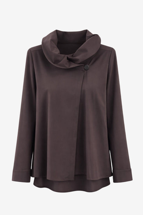 Carlos jacket technical jersey | Chocolate