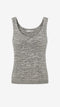 Top cotton E26119 | Beige