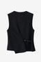 Colette back details gilet | Black