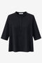 Damiana stretch technical jersey top | Black