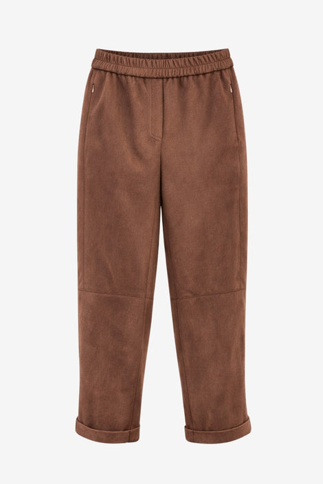 Danny skuba velvet pants | Brown