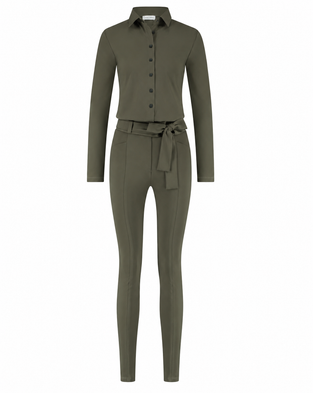 Jumpsuit Diana Easy Wear Technical Jersey | Army