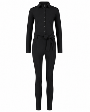 Jumpsuit Diana Easy Wear Technical Jersey | Black
