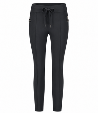 Pants Emma-straight leg fit Technical Jersey | Grigio Notte