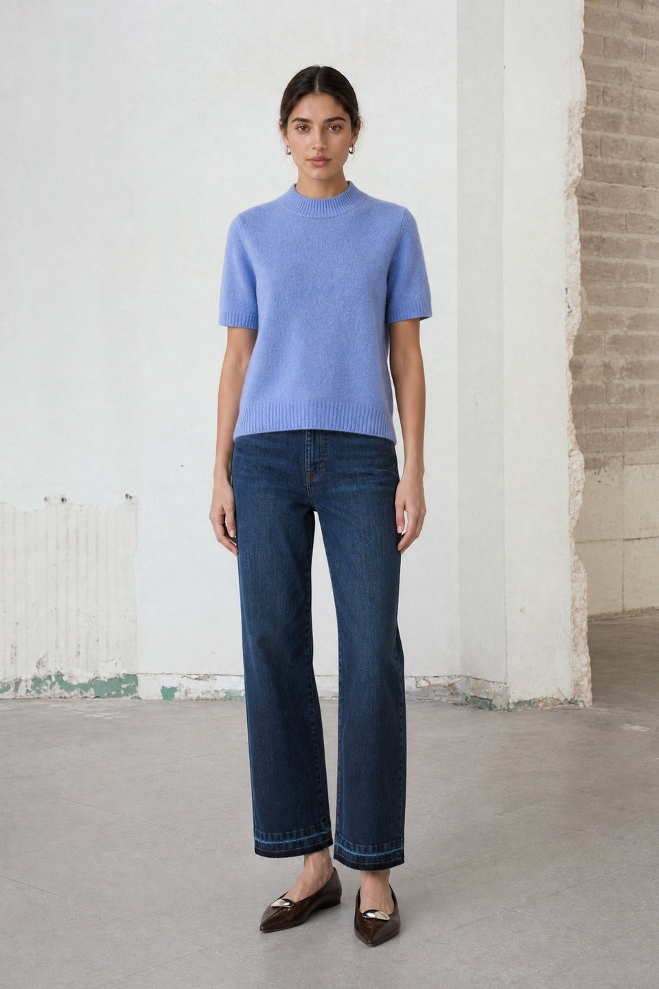 Fly jogger basic jeans | Dark Blue