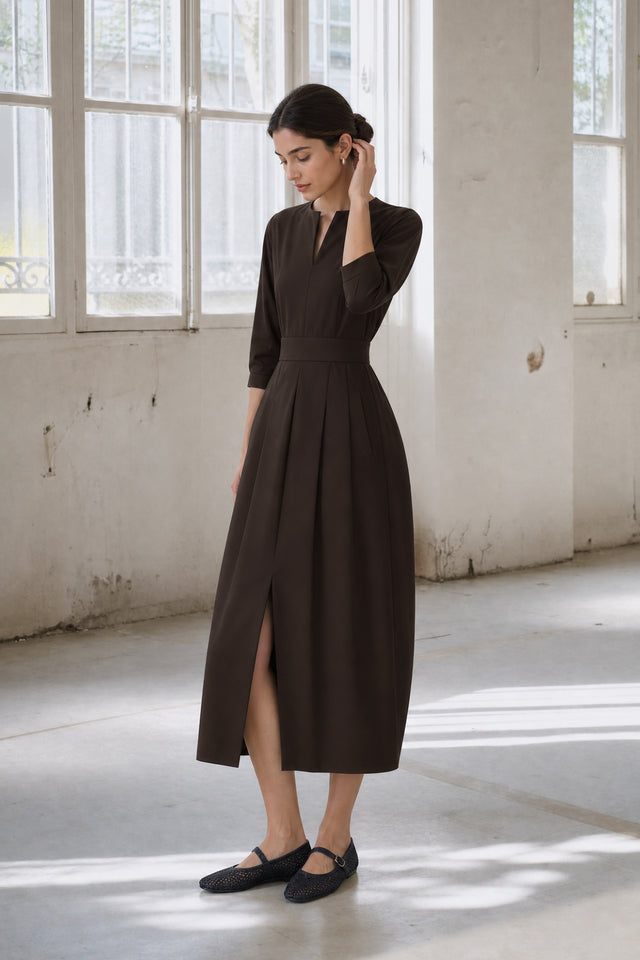 Gaara dress technical jersey | Chocolate