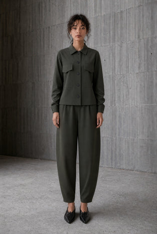 Ermanno jacket technical jersey | Army