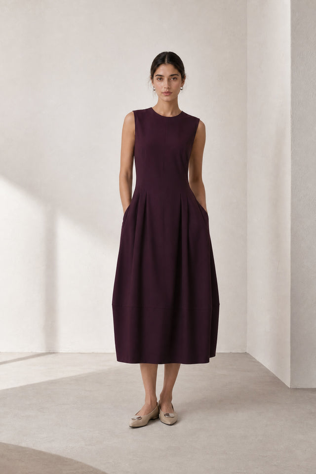Heide dress technical jersey | Cherry