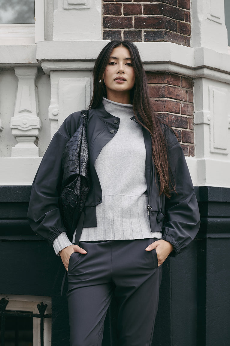 Pullover viscose NB2275 | Silver Shiny
