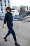 Timelia pants brush tech jersey | Blue
