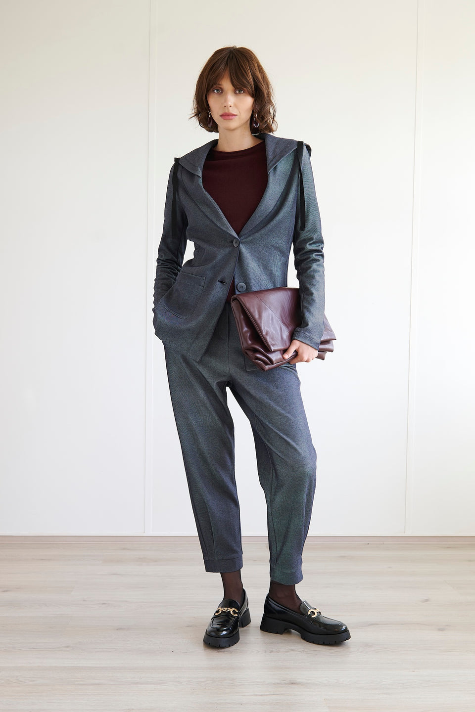 Emy hoody blazer | Denim